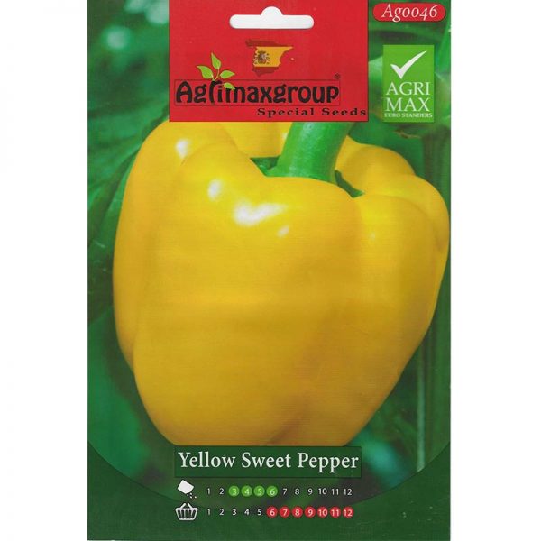 Agrimax Yellow Sweet Pepper Premium Quality Seeds